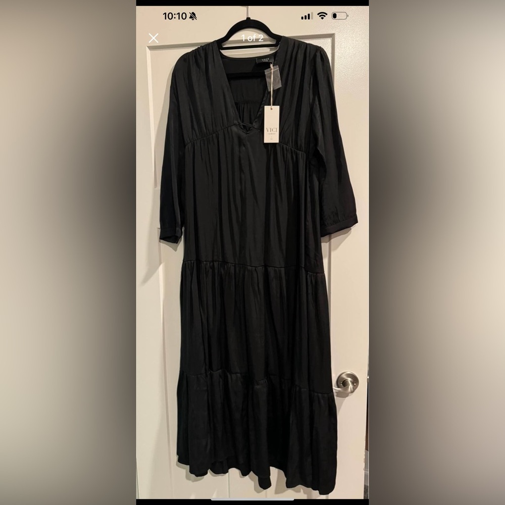 Vici Long Black Dress